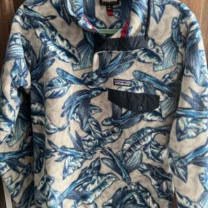 RARE Patagonia "Flying Fish" all-over print